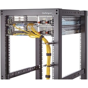 StarTech.com 7,6 m Klettbandrolle, Wiederverwendbare Zuschneidbare Klettkabelbinder, Industrielle Klettverschluss Rolle, S