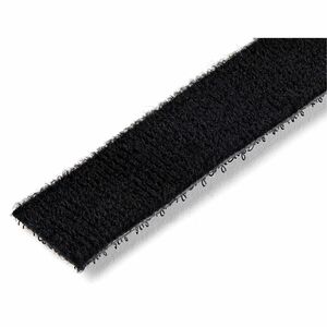 StarTech.com Hook-and-Loop Cable Management Tie - 100 ft. Bulk Roll - Black - Cut-to-Size Cable Wrap / Straps - Tie Strap 