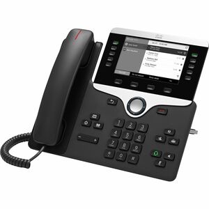 Cisco 8811 IP Phone - Corded - Wall Mountable, Desktop - Charcoal - 5 x Total Line - VoIP - User Connect License, Unified 