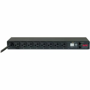 APC NetShelter Metered Rack PDU, 1U, 20A, 120V, 8 NEMA 5-20 outlet - Metered - NEMA L5-20P - 8 x NEMA 5-20R - 100 V, 120 V