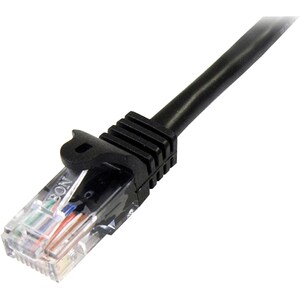 StarTech.com 45PAT5MBK. Kabellänge: 5 m, Cable standard: Cat5e, Cable shielding: U/UTP (UTP), Anschluss 1: RJ-45, Anschlus