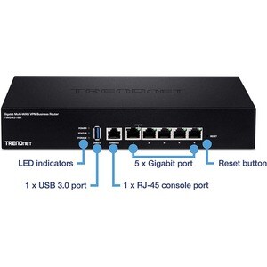 TRENDnet TWG-431BR Router - Neu - 6 Anschlüsse - Gigabit-Ethernet