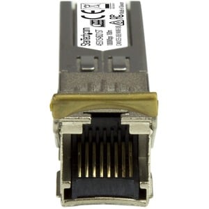 StarTech.com SFP (mini-GBIC) - 1 x RJ-45 1000Base-TX LAN - 1 Each - TAA Compliant - For Data Networking - Twisted PairGiga