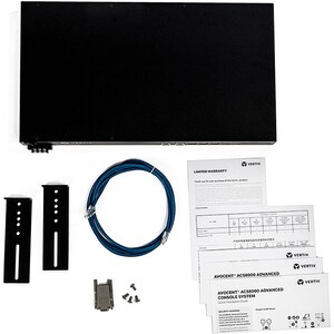 Périphérique de serveur Vertiv AVOCENT ACS ACS8008SDC-400 - 1 Go - DDR3 SDRAM - Paire torsadée, Fibre Optique - 2 x Réseau