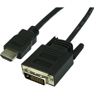 VisionTek HDMI / DVI-D Bi-Directional Cable 6ft (M/M) - 6 ft DVI-D/HDMI Video Cable for Video Device, Graphics Card, Monit
