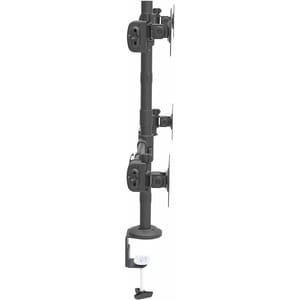 StarTech.com Quad Monitor Mount - Articulating - Clamp or Grommet Mount - Monitors up to 24â€ - VESA Mount - 4 Monitor Se