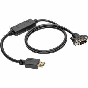 Eaton Tripp Lite Series HDMI to VGA Active Adapter Cable (HDMI to Low-Profile HD15 M/M), 6 ft. (1.8 m), TAA - HDMI/VGA for