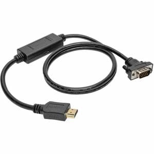 Tripp Lite by Eaton HDMI to VGA Active Adapter Cable (HDMI to Low-Profile HD15 M/M) 3 ft. (0.9 m) - HDMI/VGA for Video Dev