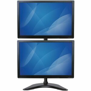 StarTech.com Vertical Dual Monitor Stand, Heavy Duty Steel, Monitors up to 27" (22lb/10kg), Vesa Monitor, Computer Monitor