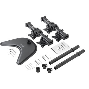 StarTech.com Vierfach-Monitorhalter - Schwenkbar - Verstellbarer 4 Monitorständer - Für VESA Monitore bis zu 27 Zoll (8 Kg