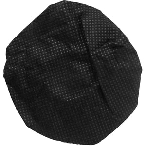 DISPOSABLE SANITARY EAR CUSHIONCOVERS 4.5IN BLACK 50 PAIRS - Supports Headphone, Headset - Round - Disposable, Hypoallerge