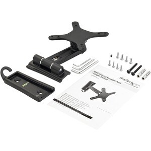 StarTech.com Wall Mount Monitor Arm - Single Swivel - For VESA Mount Monitors/ Flat-Screen TVs up to 27in (33lb/15kg) - Mo