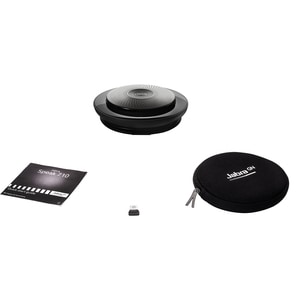 Jabra Speak 710-UC Câblé / Sans fil Bluetooth Haut-parleur Main Libre - Skype Entreprise - 6 Meeting Persons Capacity - Om