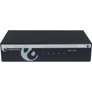 Amer 5 Port 10/100/1000 Mbps Gigabit Ethernet Desktop Metal Switch - 5 Ports - Gigabit Ethernet - 10/100/1000Base-T - 2 La