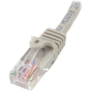 StarTech.com 10m Gray Cat5e Patch Cable with Snagless RJ45 Connectors - Long Ethernet Cable - 10 m Cat 5e UTP Cable - Make