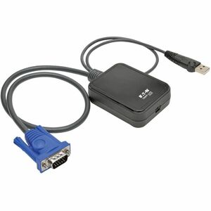 Tripp Lite series B032-VU1 KVM Console to USB 2.0 Portable Laptop Crash Cart Adapter - 1 Computer(s) - 1 Local User(s) - 0