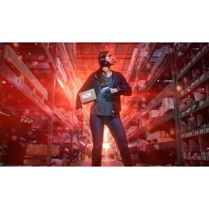 Zebra RS5000 Rugged Industrial, Manufacturing, Retail, Transportation, Warehouse Wearable Barcode Scanner - Cable Connecti