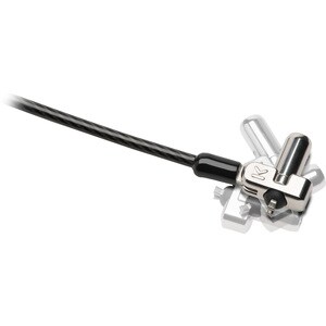 Kensington Kabelschloss Für Notebook, Tablet - 1,83 m Kabel - Schloss mit Schlüssel - Schwarz, Silber - Karbonstahl - für 