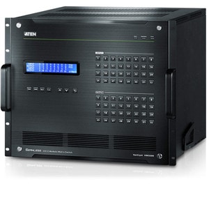 ATEN 32x32 Modular Matrix Switch-TAA Compliant - 4096 x 2160 - 4K - Twisted Pair - 32 x 32 - Display