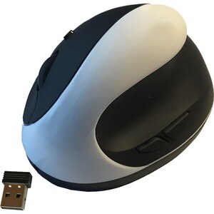 COMFI II WIRELESS ERGONOMIC COMPUTER MOUSE WHITE - Optical - Wireless - White - USB - 2000 dpi - Scroll Wheel - 5 Button(s