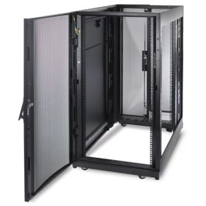 APC by Schneider Electric NetShelter SX 24U Floor Standing Enclosed Cabinet Rack Cabinet for Server, Storage - 482.60 mm R