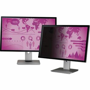 3M High Clarity Privacy Filter Black, Glossy - For 27" Widescreen LCD Monitor - 16:9 - Scratch Resistant, Dust Resistant