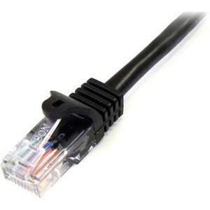 StarTech.com 45PAT10MBK. Kabellänge: 10 m, Cable standard: Cat5e, Cable shielding: U/UTP (UTP), Anschluss 1: RJ-45, Anschl