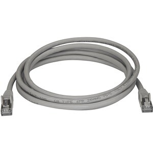 StarTech.com CAT6a Ethernet Cable - 1,8m - Gray Network Cable - Snagless RJ45 Cable - Ethernet Cord - 1,8m / 6 ft - Cable 