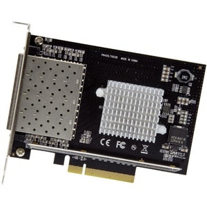 StarTech.com Quad Port 10G SFP+ Network Card - Intel XL710 Open SFP+ Converged Adapter - PCIe 10 Gigabit Fiber Optic Serve