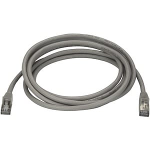 StarTech.com 3m CAT6a Ethernet Cable - 10 Gigabit Category 6a Shielded Snagless 100W PoE Patch Cord - 10GbE Grey UL Certif