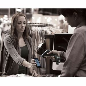 Zebra LI4278 Handheld Barcode Scanner - Wireless Connectivity - Twilight Black - 547 scan/s - 1D - LED - Imager - Linear -