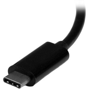 StarTech.com USB-C Multiport Video Adapter - 3-in-1 - 4K 30Hz - Black. USB connector type: USB Type-C, USB connector gende