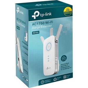 TP-Link RE450 IEEE 802.11ac 1.71 Gbit/s Wireless Range Extender - 2.40 GHz, 5 GHz - 3 x External Antenna(s) - External - 1