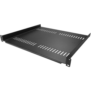 StarTech.com Charola Estante Ventilado 1U para Gabinete Rack de 19 Pulgadas - 16" de Profundidad - de Acero - 20kg de Capa