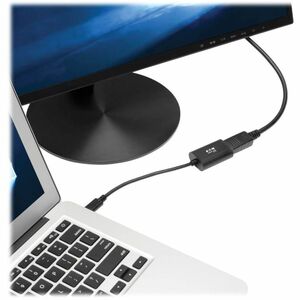 Eaton Tripp Lite Series USB-C to Displayport 4K 60Hz Adapter, Black - 1 x DisplayPort - Mac, Chrome OS