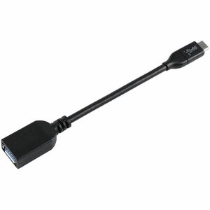 V7 V7U3C-BLK-1E 15.24 cm USB-C/USB-A Data Transfer Cable - 1 - Cable for Peripheral Device, USB Device - First End: 1 x US