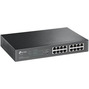 TP-Link TL-SG1016PE 16 Ports Manageable Ethernet Switch - Gigabit Ethernet - 10/100/1000Base-T - 2 Layer Supported - 14.70