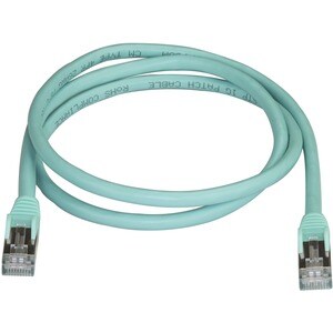 StarTech.com 1 m Kategorie 6a Netzwerkkabel - 1 - Cable for PoE-fähiges Gerät, Computer, Hub, Router, Patchfeld - 10 Gbit/