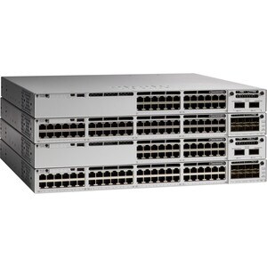 Cisco Catalyst 9300 48-port PoE+, Network Essentials - 48 Ports - Manageable - Gigabit Ethernet - 10/100/1000Base-T - 2 La