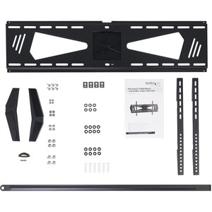 StarTech.com Low Profile TV Mount - Fixed - Anti-Theft - Flat Screen TV Wall Mount for 37" to 75" TVs - VESA Wall Mount - 