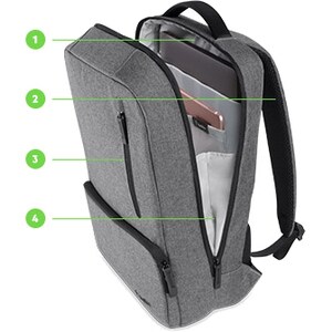 Belkin Classic Pro Carrying Case (Backpack) for 39.6 cm (15.6") Acer, Samsung, Google, HP, Apple, Lenovo, Nokia, Microsoft