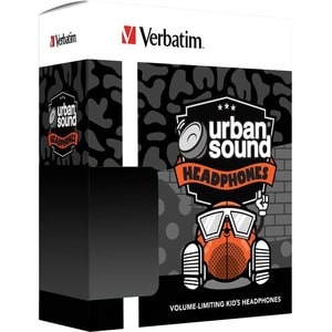 Verbatim Urban Sound Wired Over-the-head Binaural Stereo Headphone - Black - Ear-cup - 32 Ohm - 20 Hz to 20 kHz - 1.20 m C