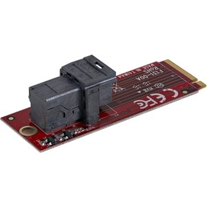 StarTech.com U.2 to M.2 Adapter for U.2 NVMe SSD - M.2 PCIe x4 Host Interface - U.2 SSD SFF-8643 Adapter - M2 PCIe Adapter