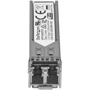 StarTech.com MSA Uncoded SFP Module - 1000BASE-ZX - 1GE Gigabit Ethernet SFP 1GbE Single Mode Fiber (SMF) Optic Transceive