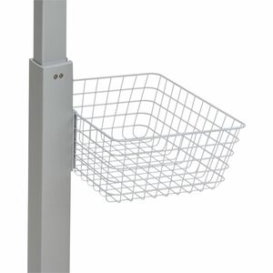 Ergotron Zubehörkorb - Groß - 2,27 kg Belastbarkeit - 431,8 mm Breite x 325,1 mm Tiefe x 152,4 mm Höhe - Draht - Weiß - La