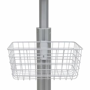 Ergotron Accessory Basket - Small - 2.27 kg Load Capacity - 355.6 mm Length x 304.8 mm Width x 127 mm Height - White