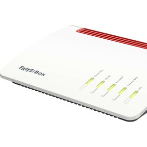 FRITZ!Box 7590 Wi-Fi fino a 1.733 + 800 Mbit/s 4 porte LAN Gigabit, 1 porta WAN Gigabit, 2 porte USB 3.0