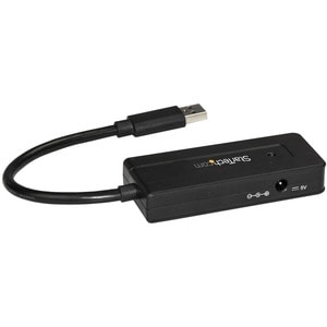 StarTech.com 4 Port USB 3.0 Hub SuperSpeed 5Gbps w/ Fast Charge - Portable USB 3.1 Gen 1 Type-A Laptop/Desktop Hub - USB B