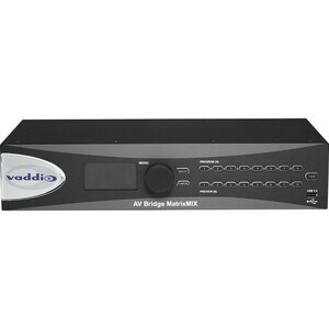 Vaddio AV Bridge MatrixMIX A/V Switcher - 8 x 2 - Display - 3 x HDMI Out