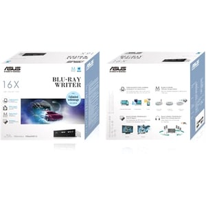 Asus BW-16D1HT PRO Blu-ray Writer - Internal - Black - BD-R/RE Support - 48x CD Read/48x CD Write/24x CD Rewrite - 12x BD 